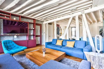 Le Marais Superb Apartment Terrace Paris - image 3